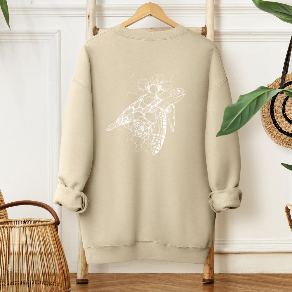 Sweater "Floral Turtle"