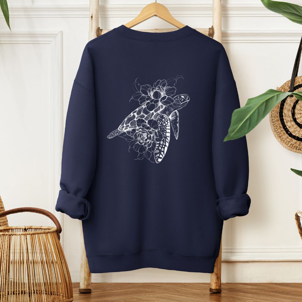 Sweater "Floral Turtle"