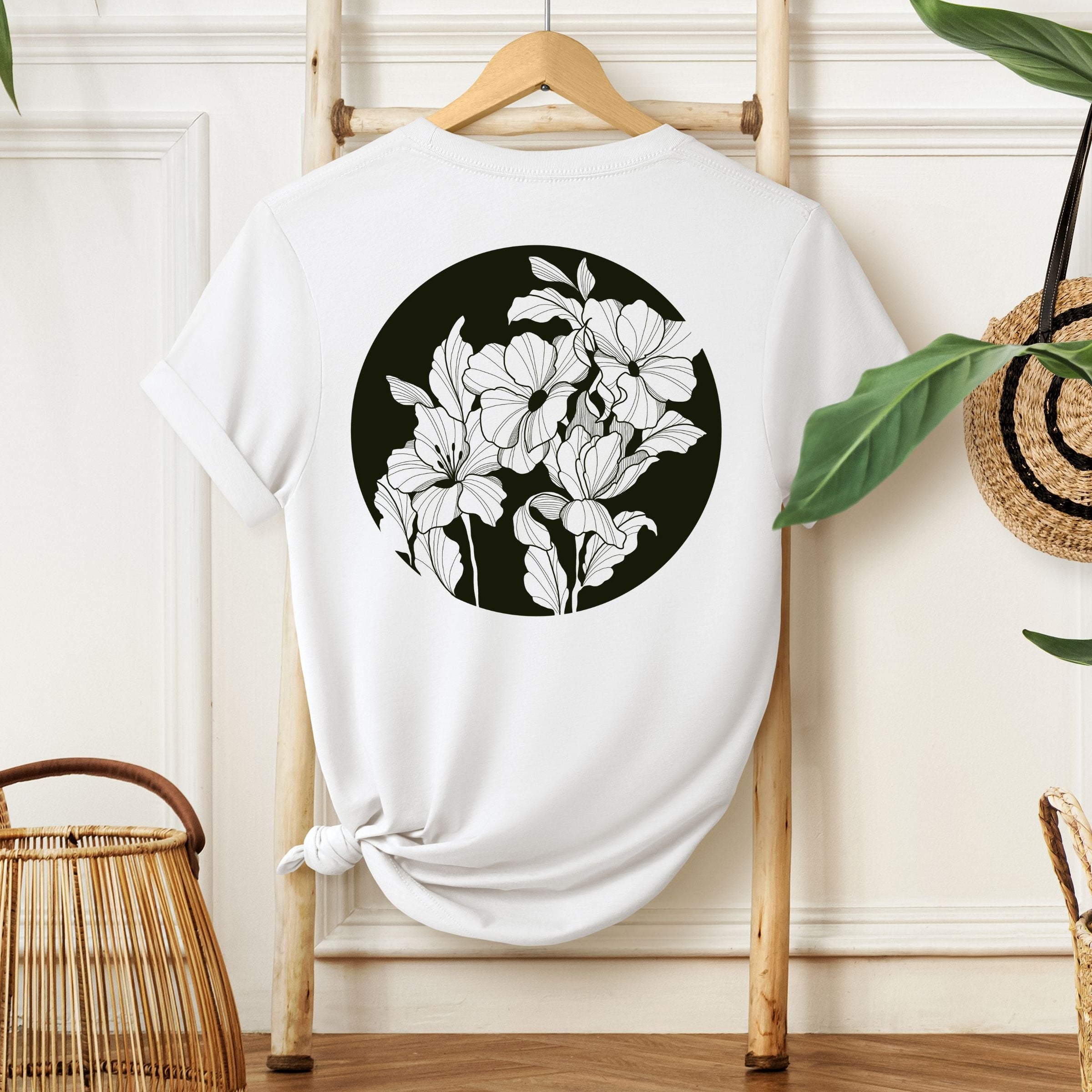 T-Shirt "Moonlit Florals"