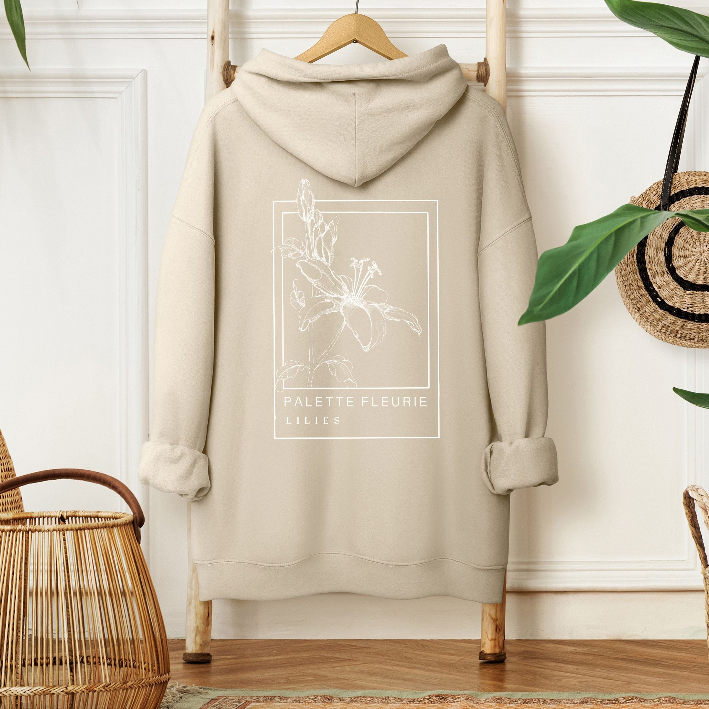 Hoodie "Palette Fleurie"