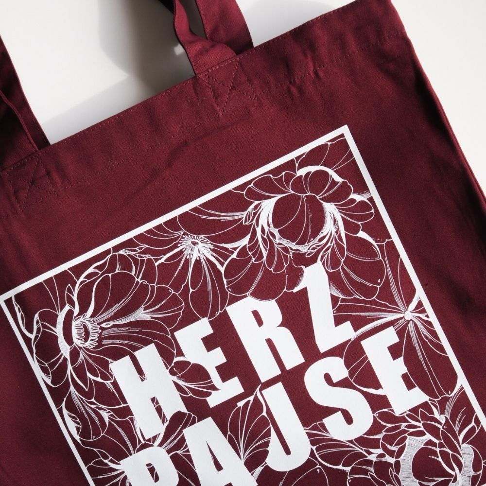 Herzpause Jutebeutel