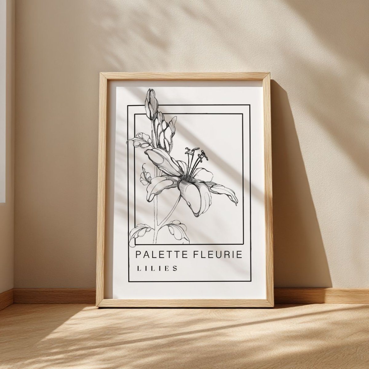 Poster "Palette Fleurie" - Studio Linéa Botanica
