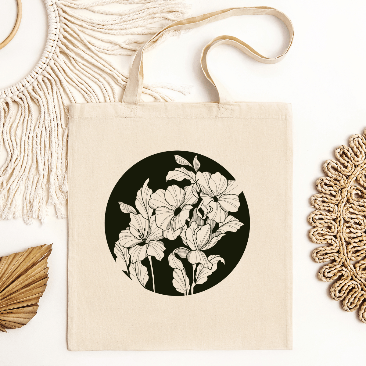 Stoffbeutel "Moonlit Florals" - Studio Linéa Botanica