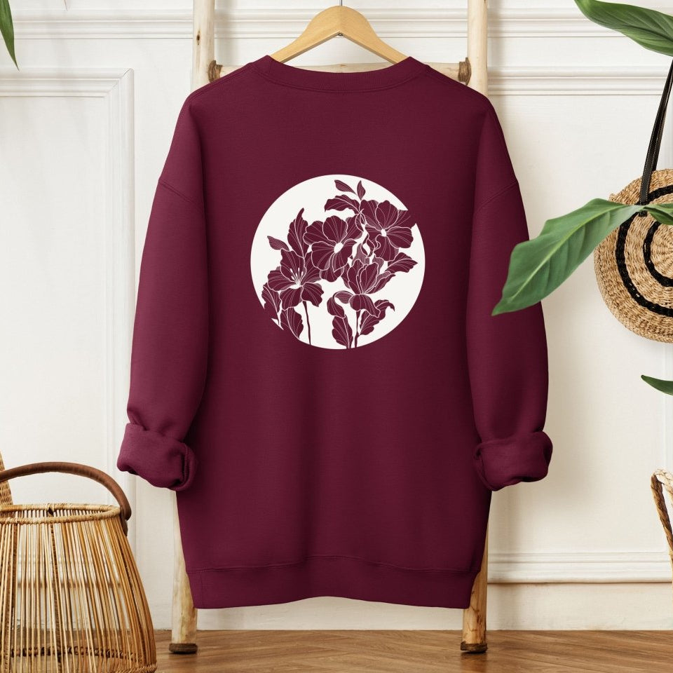 Sweater "Moonlit Florals" - Studio Linéa Botanica