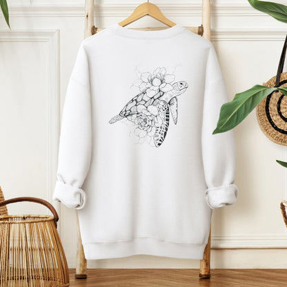 Sweater "Floral Turtle"