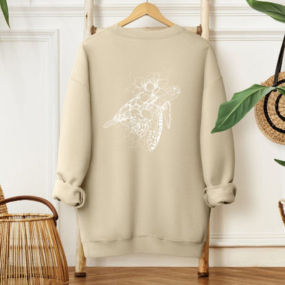 Sweater "Floral Turtle"