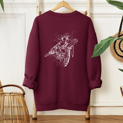 Sweater "Floral Turtle"
