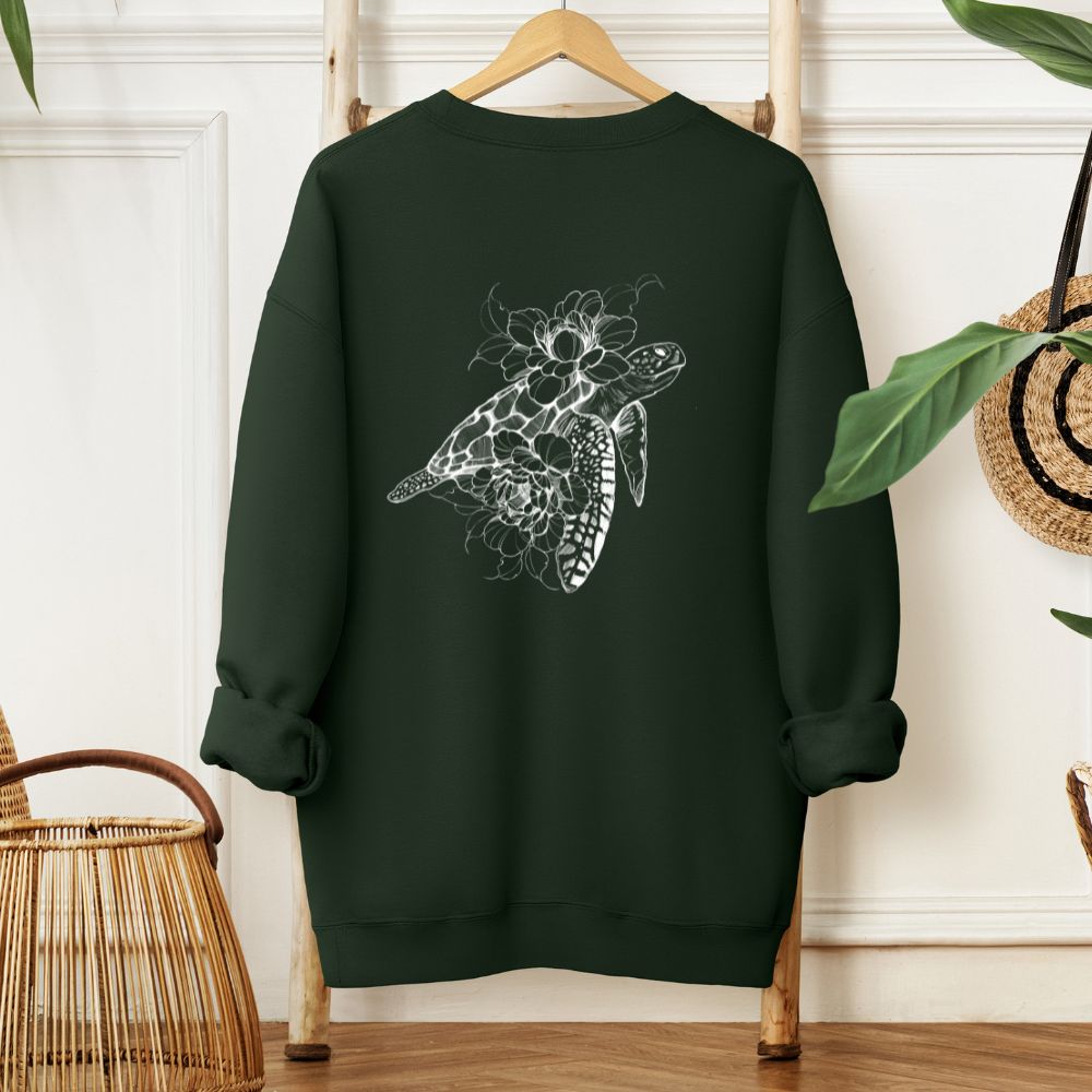 Sweater "Floral Turtle"