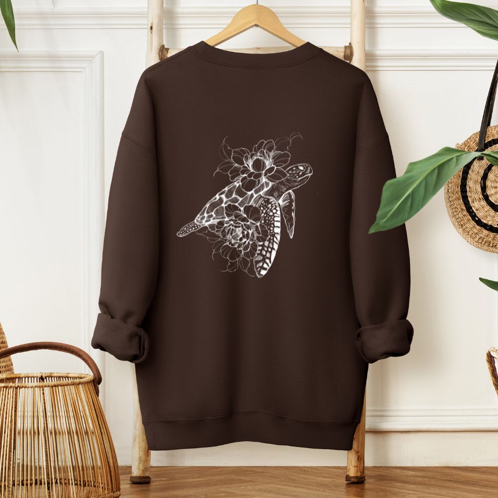 Sweater "Floral Turtle"