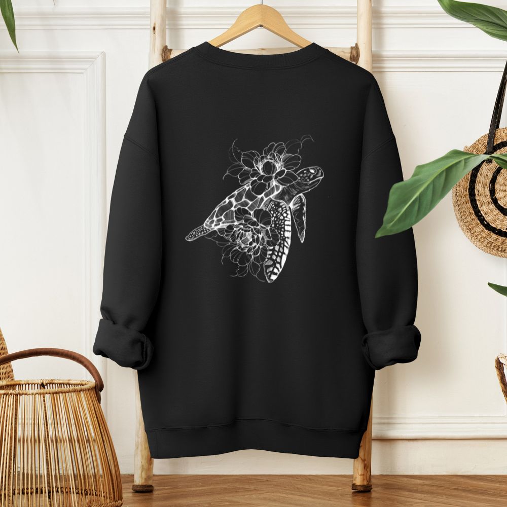 Sweater "Floral Turtle"