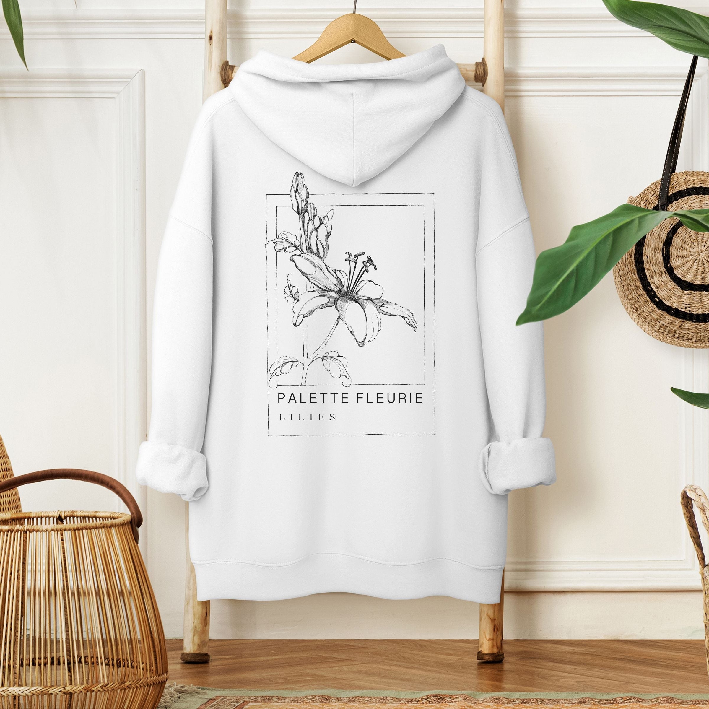 Hoodie "Palette Fleurie"