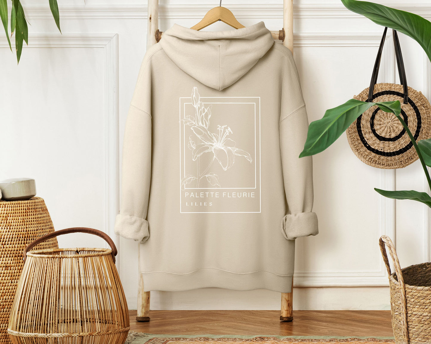 Hoodie "Palette Fleurie"