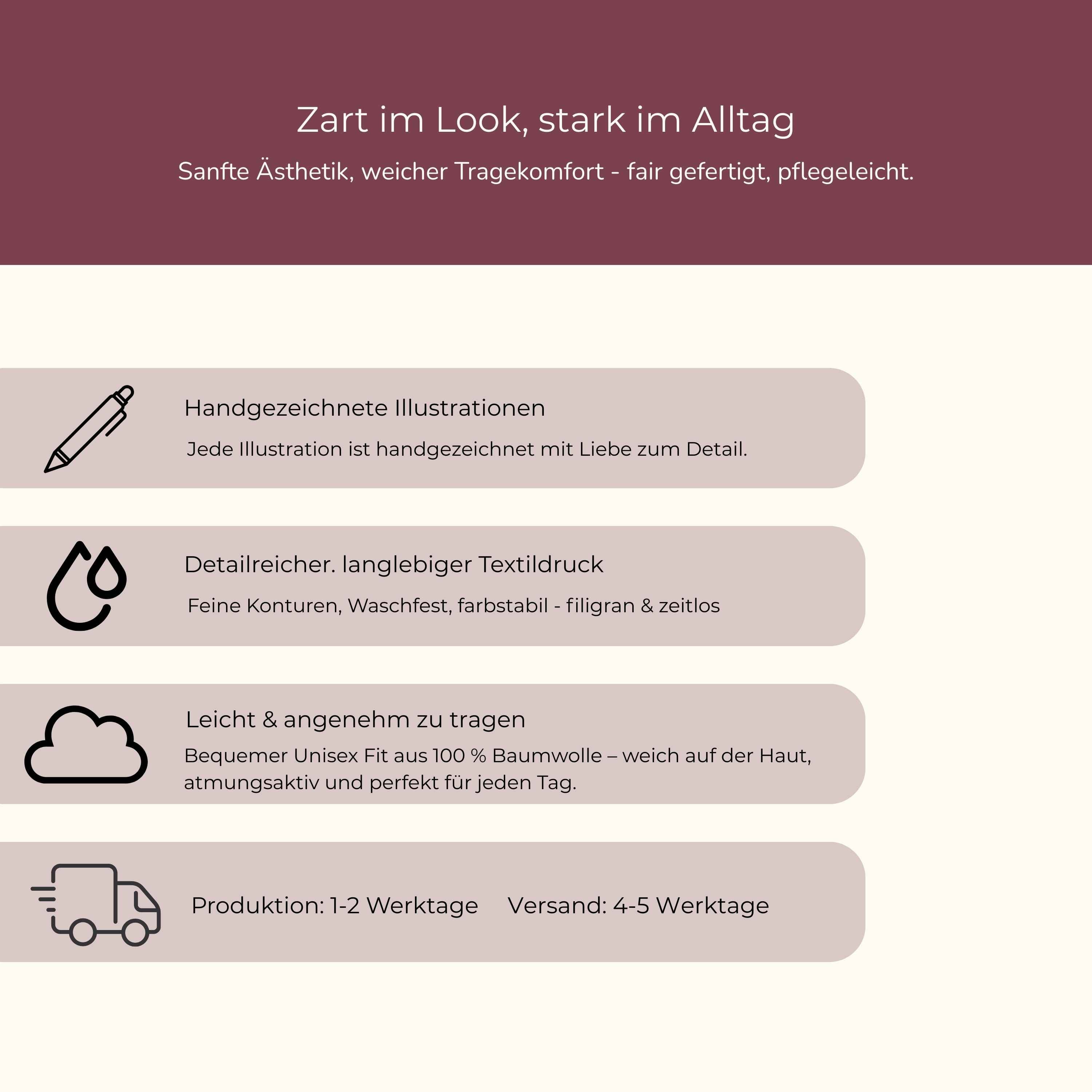 T-Shirt mit Pfingstrosen