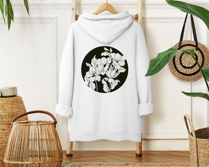 Hoodie "Moonlit Florals"