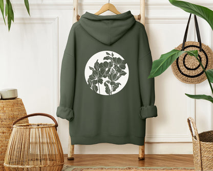 Hoodie "Moonlit Florals"