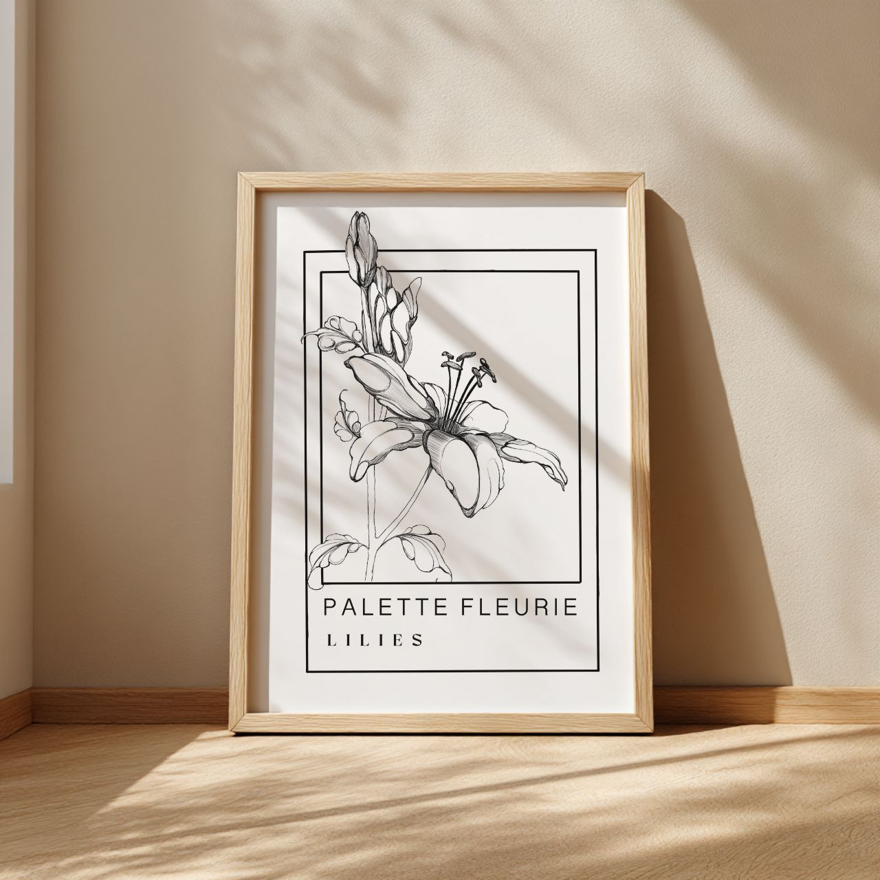 Poster "Palette Fleurie"