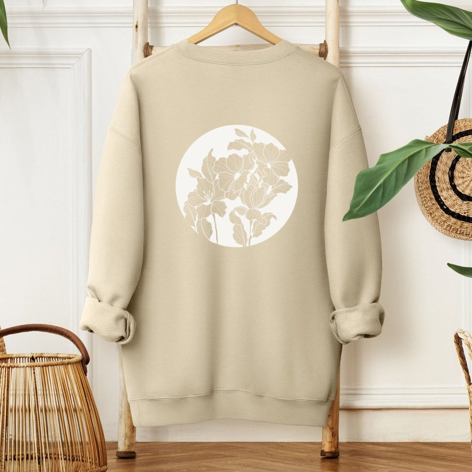 Sweater "Moonlit Florals" - Studio Linéa Botanica